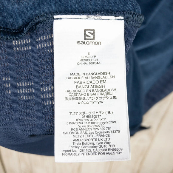 【Women's S ネイビー系】 Salomon ( サロモン ) クールショートスリーブティー ウェア トップス インナー シャツ ショートスリーブTシャツ クルーネック 化繊 z00051578 化繊 ショートスリーブTシャツ クルーネック インナー シャツ ト - 【公式】2ndGEAR（セカンドギア）Webショップ【登山用品・アウトドア用品専門 買取販売店】