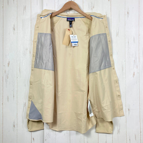 【Men's XS ベージュ系】 2026 Patagonia ( パタゴニア ) リバー ランブラー ハイブリッド サン フーディ Men's River Rambler Hybrid Sun Hoody Nautilus Tan UPF40+ 吸湿発散 速乾 スト