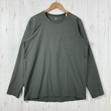 【Men's M グリーン系】 Houdini ( フーディニ ) カバー クルー Cover Crew ポリエステル ウェア トップス インナー シャツ ロングスリーブTシャツ クルーネック 化繊 z00059685  化繊 ロングスリーブTシャツ クルーネック