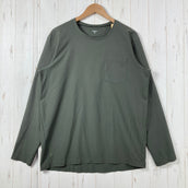 【Men's M グリーン系】 Houdini ( フーディニ ) カバー クルー Cover Crew ポリエステル ウェア トップス インナー シャツ ロングスリーブTシャツ クルーネック 化繊 z00059685  化繊 ロングスリーブTシャツ クルーネック
