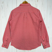 【Women's 12 レッド系】 Berghaus ( バーグハウス ) フレックス ドライ シアサッカー ロングスリーブ シャツ Flex Dry Seersucker Long Sleeve Shirt シアサッカー ポリエステル ウェア トップス インナー シャ