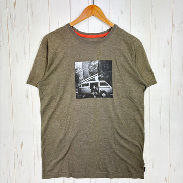 【Men's S グリーン系】 Mountain Hardwear ( マウンテンハードウェア ) コットン ショートスリーブ ティー Cotton Short Sleeve Tee			 ウェア トップス インナー シャツ ショートスリーブTシャツ クルーネック