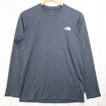 【Men's S グレー系】 The North Face ( ザ・ノースフェイス ) ロングスリーブフラッシュドライスリーディークルー ポリエステル ウェア トップス インナー シャツ ロングスリーブTシャツ クルーネック 化繊 z00050468 化繊 ロン - 【公式】2ndGEAR（セカンドギア）Webショップ【登山用品・アウトドア用品専門 買取販売店】