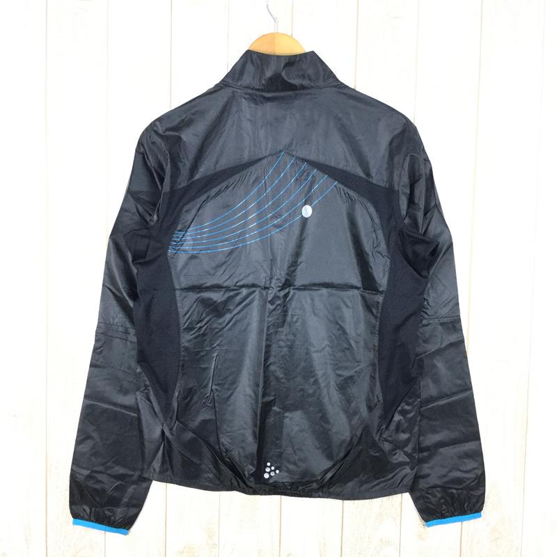 【男款M黑色】Craft Performance Run Featherlight Jacket Pr Featherlight Jacket Wind Shell 1900639 国际男款 9330 黑色/火焰