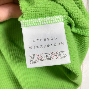 The North Face 男士中号绿色长袖 Dacron QD Crew 夹克（长袖）涤纶抓绒夹克（z00054264）