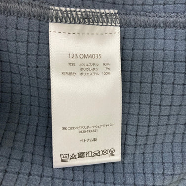 Mountain Hardwear Men's Polartec Power Grid Half Zip Jacket, Gray, Polyester, Outerwear