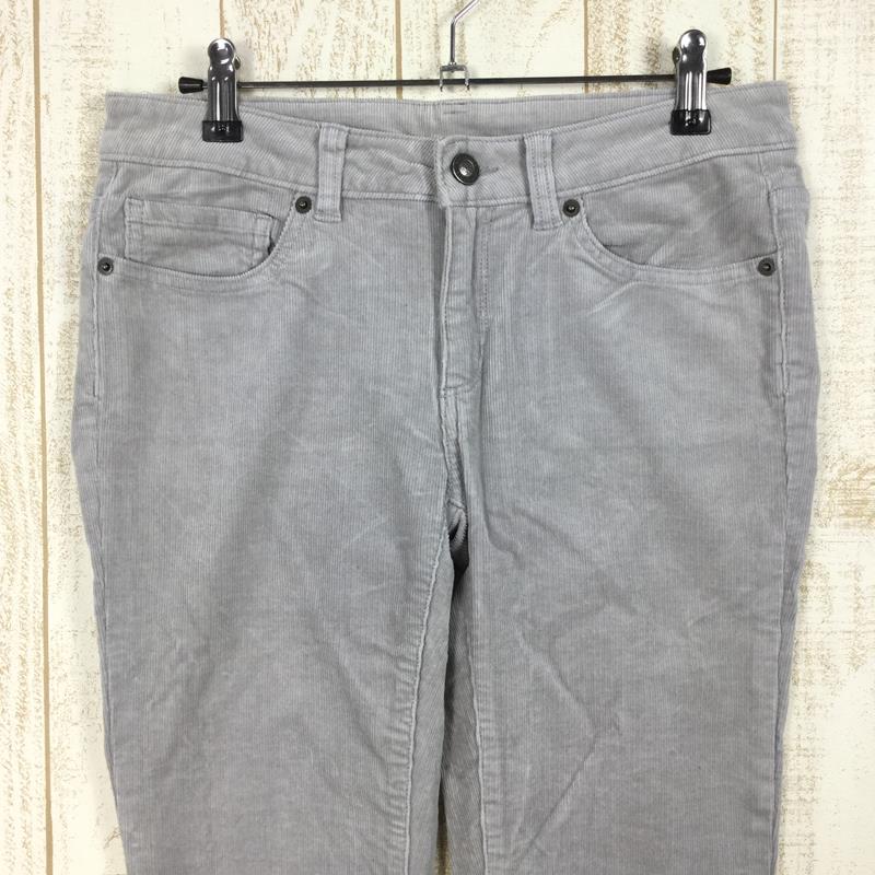 【Women's 26 グレー系】 Patagonia ( パタゴニア ) フィッテド コーデュロイ パンツ Fitted Corduroy Pants 55055 International Women's  コットン ロングパンツ ボトムス ウェア