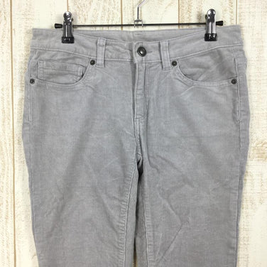 【Women's 26 グレー系】Patagonia ( パタゴニア ) フィッテド コーデュロイ パンツ Fitted Corduroy Pants 55055 International Women's コットン ロングパンツ ボトムス ウェア - 【公式】2ndGEAR（セカンドギア）Webショップ【登山用品・アウトドア用品専門 買取販売店】