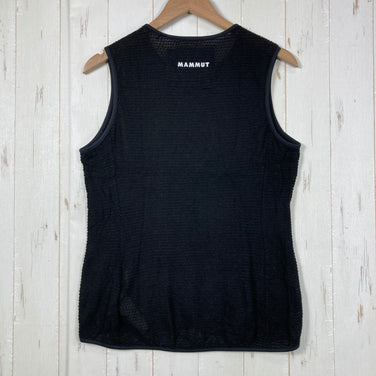 【S ブラック系】 Mammut ( マムート ) アイガー ノードワンド ファーストレイヤー エア メッシュ ベスト Eiger Nordwand FL Air Mesh Vest Polartec Alpha Direct 速乾 通気 軽量 ポリプロ