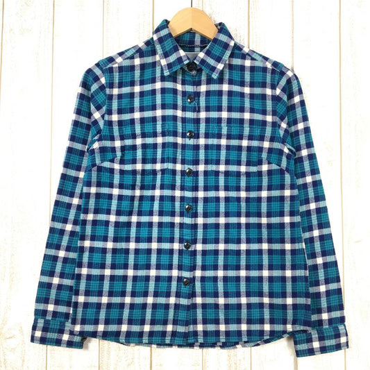 【Women's M ブルー系】 The North Face ( ザ・ノースフェイス ) クイックドライ コットン シャツ Qd Cotton Shirt フランネルシャツ ネルシャツ ロングスリーブ NTW26054 Asian Women's  コットン ロング