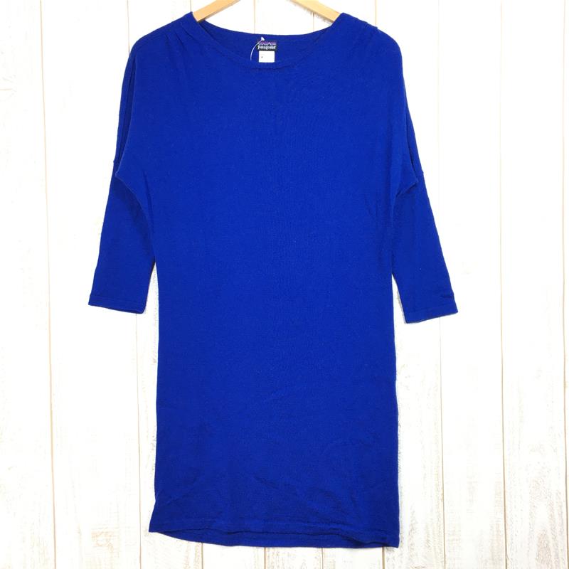 [Women's S Blue] Patagonia Merino Sweater Dress, discontinued model, hard to find, 58720 International Women's HMB Harvest Moon Blue