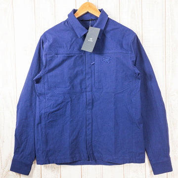 【Men's S ネイビー系】 Arcteryx ( アークテリクス ) クロニン コットン オーバーシャツ Cronin Cottin Over Shirt Soul Sonic オーガニックコットン ウェア トップス インナー シャツ ロングスリーブシャツ コッ - 【公式】2ndGEAR（セカンドギア）Webショップ【登山用品・アウトドア用品専門 買取販売店】