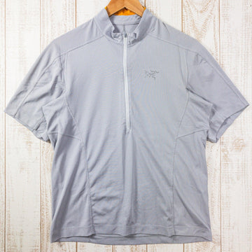 【Men's S グレー系】 Arcteryx ( アークテリクス ) クイック ドライ ハーフ ジップ Tシャツ Quick Dry Half Zip T Shirt International Men's 化繊 ショートスリーブシャツ インナー シャツ トッ - 【公式】2ndGEAR（セカンドギア）Webショップ【登山用品・アウトドア用品専門 買取販売店】