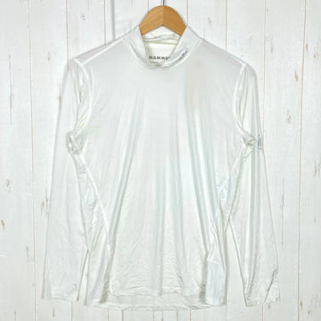 【Women's M アイボリー系】 Mammut ( マムート ) ボディ クール ロングスリーブ アジアンフィット Body Cool Longsleeve AF ナイロン ウェア トップス インナー シャツ ロングスリーブシャツ 化繊 z00054735  化繊 ロ