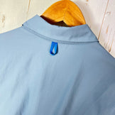 Unisex Medium Blue Paper Sky Wear Wind Big Shirt, Blue Gray, Nylon, Long Sleeve, Synthetic Fiber, z00053705, Blue