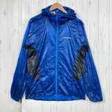 【Men's M ブルー系】 Montbell ( モンベル ) EXライト ウインド パーカ EX Light Wind Parka 7デニール ナイロン リップストップ ポケッタブル ナイロン ウェア トップス アウター ジャケット ウィンドシェル z0006