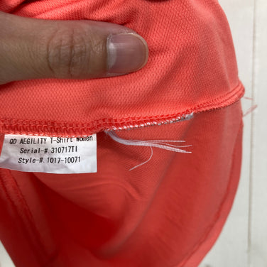 【Women's M オレンジ系】 Mammut ( マムート ) クイックドライ アジリティ ティーシャツ QD Aegility T-Shirt 吸水速乾｜イージーケア ポリエステル ウェア トップス インナー シャツ ショートスリーブTシャツ クルーネック 化繊