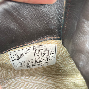 【Women's 23.0cm Brown】 Danner Mountain Light Leather Footwear Trekking Boots z00058680 Trekking Boots Footwear