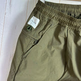 男女通用 3 绿色 Mannenrou Micro Rip Nylon Harvest Trainer，尼龙裤，长裤 (z00054002)。