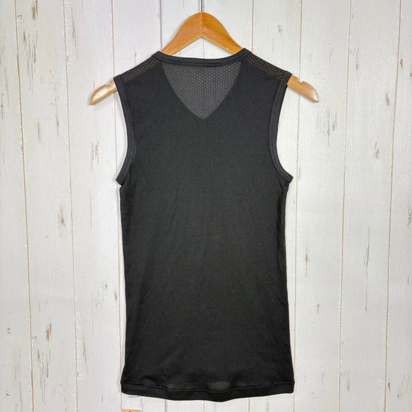 【Men's M ブラック系】 Finetrack ( ファイントラック ) ドライレイヤー スキンメッシュ ノースリーブ ポリエステル ウェア トップス インナー シャツ タンクトップ ノースリーブシャツ z00058785  タンクトップ ノースリーブシャツ イ