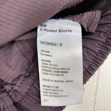 【Women's S パープル系】 Yamatomichi ( 山と道 ) ダブルウィーブ ファイブポケット ショーツ DW 5-Pocket Shorts Bordeaux ウェア ボトムス ショーツ ショートパンツ  z00057994 Bordeaux  ショーツ