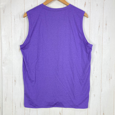 【Unisex XL パープル系】 Bring ( ブリング ) ワンダーウェア スリーブレス WUNDERWEAR Sleeveless メリノウール混 再生ポリエステル メリノウール ウェア トップス インナー シャツ タンクトップ ノースリーブシャツ z00060