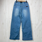 【Women's XS ブルー系】 Gramicci ( グラミチ ) デニム ファイブ ポケット ワイド パンツ Denim Five Pocket Wide Pants コットン ウェア ボトムス ロングパンツ コットン z00060523  コットン ロングパンツ