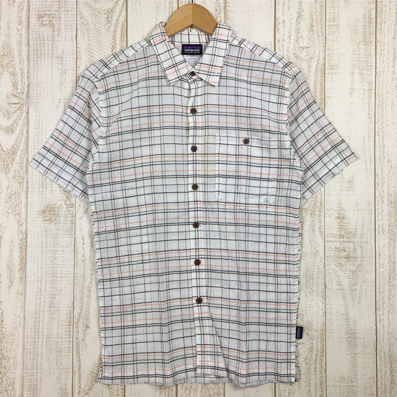 【Men's XS ホワイト系】 Patagonia ( パタゴニア ) エーシー シャツ Ac Shirt オーガニックコットン 速乾 名作 生産終了モデル 入手困難 52921 International Men's FABW コットン ショートスリーブシャツ イ