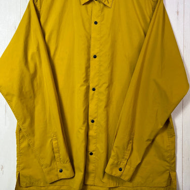 Yamatomichi UL 男女通用 L 码黄色衬衫，芥末黄，涤纶，长袖，合成纤维，上衣，内衣，z00054488