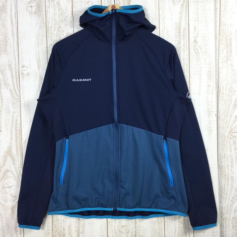 【Women's XL ネイビー系】 Mammut ( マムート ) ボタニカ ライト ミドルレイヤー フーデッド ジャケット Botnica Light Ml Hooded Jacket フリース フーディ 1010-21730 Women's  フリース アウター ジ