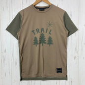 【Unisex M ベージュ系】 Mountain Martial Arts | Mma ( マウンテンマーシャルアーツ ) トレイル メッシュ パネル ティー TRAIL Mesh Panel Tee ポリエステル ウェア トップス インナー シャツ ショートスリー