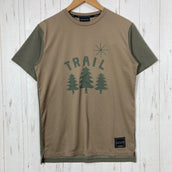 【Unisex M ベージュ系】 Mountain Martial Arts | Mma ( マウンテンマーシャルアーツ ) トレイル メッシュ パネル ティー TRAIL Mesh Panel Tee ポリエステル ウェア トップス インナー シャツ ショートスリー