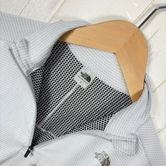 【Women's S グレー系】 The North Face ( ザ・ノースフェイス ) ロングスリーブフラッシュドライジップアップ L/S FlashDry Zip Up ポリエステル ウェア トップス インナー シャツ ロングスリーブシャツ 化繊 z000556