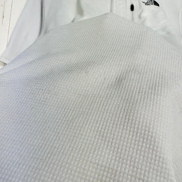 【Men's XL ホワイト系】 The North Face ( ザ・ノースフェイス ) ショートスリーブフラッシュドライスリーディージップアップ S/S FLASHDRY 3D Zip Up オフホワイト (OW) 吸汗速乾 / 抗菌防臭 / UVガード ポリエス