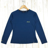 【Women's 10 ネイビー系】 Berghaus ( バーグハウス ) ロングスリーブ スモールロゴ Tシャツ Long Sleeve Small Logo T-Shirt 20281 International Women's 化繊 ロングスリーブTシャツ クル - 【公式】2ndGEAR（セカンドギア）Webショップ【登山用品・アウトドア用品専門 買取販売店】