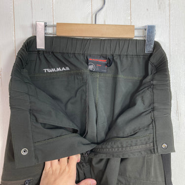 【Women's M グレー系】 Mammut ( マムート ) ボンブー ライト 3/4 2イン1 パンツ BOMBOO Light 3/4 2in1 Pants Women 耐久撥水 ストレッチ コンバーチブル トレッキングパンツ ポリエステル ウェア ボトムス