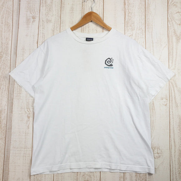 【Men's M ホワイト系】 1998 Patagonia ( パタゴニア ) オーガニックコットン カヌープリント ティー 入手困難 黒タグ オーガニックコットン ウェア トップス インナー シャツ ショートスリーブTシャツ クルーネック コットン z00051 - 【公式】2ndGEAR（セカンドギア）Webショップ【登山用品・アウトドア用品専門 買取販売店】