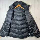 Men's Large Black Outdoor Research Transcendent Down Hoodie, Down Jacket, Outerwear, Down Insulation, z00054