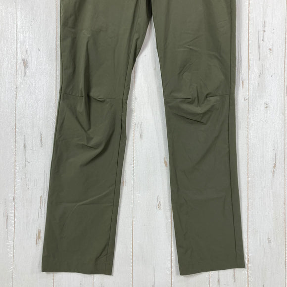 【Women's XS グリーン系】 Mammut ( マムート ) アジリティ スリム パンツ アジアンフィット ウィメンズ AEGILITY Slim Pants AF Women ストレッチ DWR 一体型ベルト ナイロン ウェア ボトムス ロングパンツ ソフトシェ