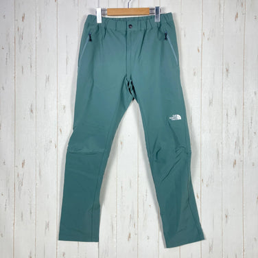 The North Face Alpine Light 男士 M 码长裤，绿色。尼龙软壳长裤 (z00054420)。