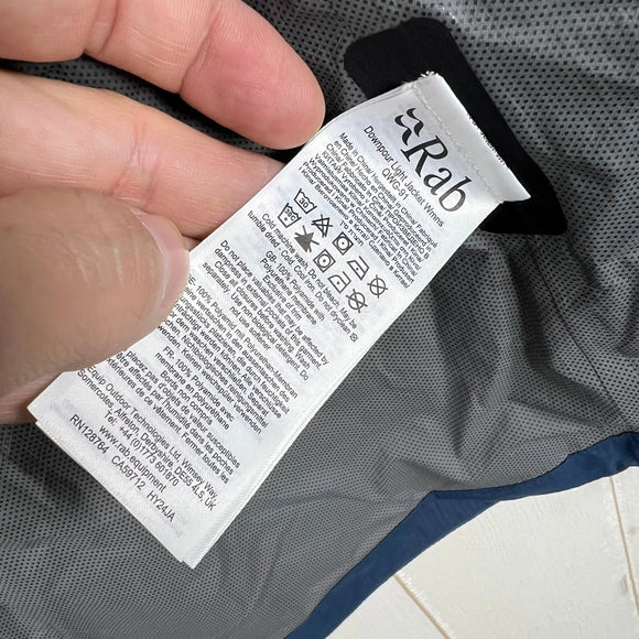 【Women's L ブルー系】 Rab ( ラブ ) ダウンポア ライト ジャケット ウィメンズ Downpour Light Jacket Wmns QWG-91 TEMPEST BLUE z00056117 TEMPEST BLUE レインシェル アウター ジャ