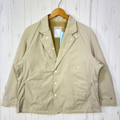 【Unisex M Beige】Paper Sky Wear Hike & Bike Stand Jacket Beige z00057427 Windshell Outer Jacket