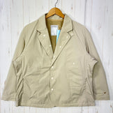 【Unisex M Beige】Paper Sky Wear Hike & Bike Stand Jacket Beige z00057427 Windshell Outer Jacket