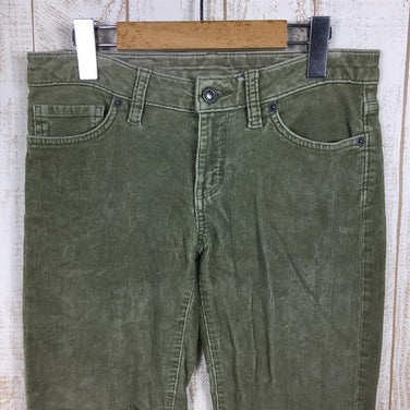 【Women's 26 グリーン系】Patagonia ( パタゴニア ) フィッテド コーデュロイ パンツ Fitted Corduroy Pants 55055 International Women's コットン ロングパンツ ボトムス ウェア - 【公式】2ndGEAR（セカンドギア）Webショップ【登山用品・アウトドア用品専門 買取販売店】