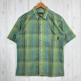 【Men's S グリーン系】 2009 Patagonia ( パタゴニア ) ショートスリーブ パッカーウェア シャツ Short Sleeved Packerwear Shirts CYU 生産終了モデル 入手困難 ウェア トップス インナー シャツ ショート