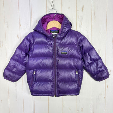 【Baby's 2T パープル系】 2013 Patagonia ( パタゴニア ) ハイロフト ダウンセーター フーディ Hi Loft Down Sweater Hoodie PUR ダウン ウェア トップス アウター ジャケット ダウンインサレーション z0005