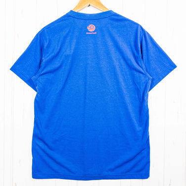 【Men's M ブルー系】 Montbell ( モンベル ) 50th WIC.T サミッツ 50周年限定モデル ポリエステル ウェア トップス インナー シャツ ショートスリーブTシャツ クルーネック 化繊 z00053067  化繊 ショートスリーブTシャ