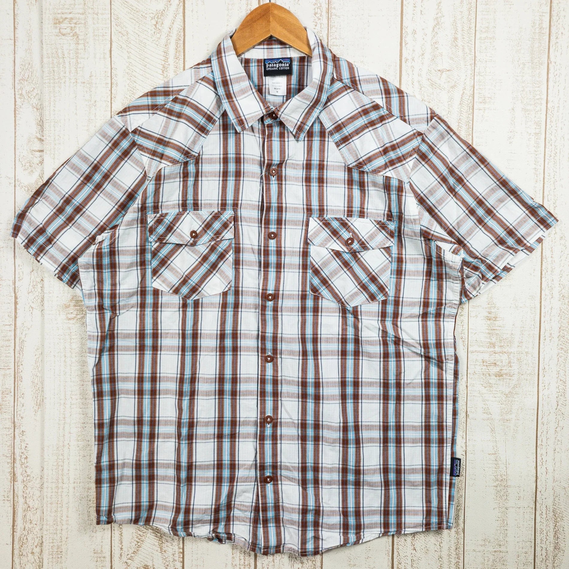 【Men's M ホワイト系】 2009 Patagonia ( パタゴニア ) ショートスリーブ グッド シャツ Short Sleeve Good Shirts BJO 入手困難 オーガニックコットン ウェア トップス インナー シャツ ショートスリーブシャツ - 【公式】2ndGEAR（セカンドギア）Webショップ【登山用品・アウトドア用品専門 買取販売店】