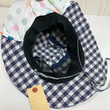 【OneSize ネイビー系】 The North Face ( ザ・ノースフェイス ) ネックゲイターシェード チェックハット ウェア ウェア小物 ヘッドウェア ハット z00052351 ハット ヘッドウェア ウェア小物 ウェア - 【公式】2ndGEAR（セカンドギア）Webショップ【登山用品・アウトドア用品専門 買取販売店】