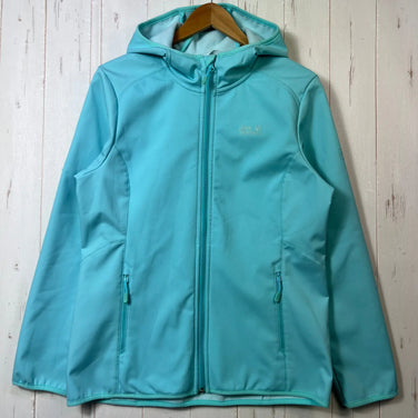 Jackwolfskin Storm Lock Softshell Jacket, Women's Medium, Blue, Polyester, Top, Outerwear, Softshell Jacket, z000547